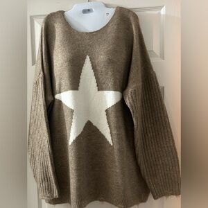 EASEL Star Sweater